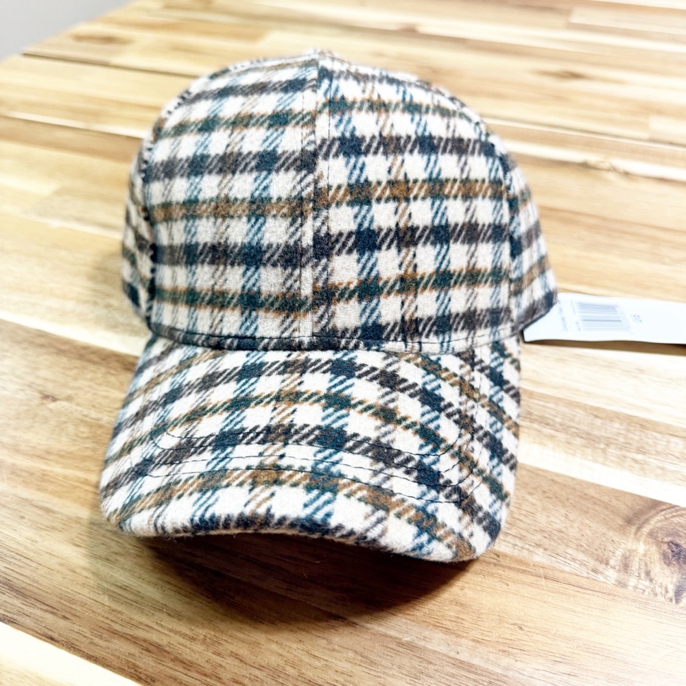 Hat Attack NEW Fall Baseball Cap in Gingham Check… - image 9